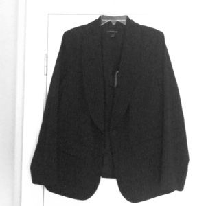 Lane Bryant lined/pinstriped jacket